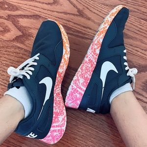 Nike Red Orange Running Shoes